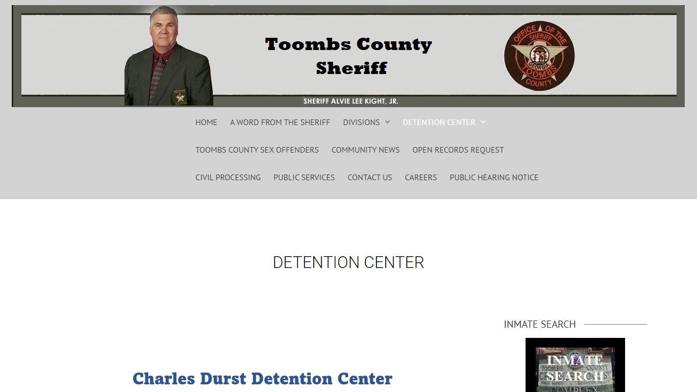 Detention Center | Toombs County Sheriff